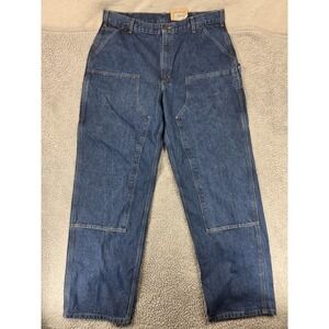 Carhartt Loose Orig. Fit Double-Front Washed Logger Dungaree Jeans B73-DST 40x34